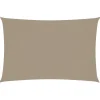 vidaXL - Zonnezeil - Taupe - 2 x 4 m