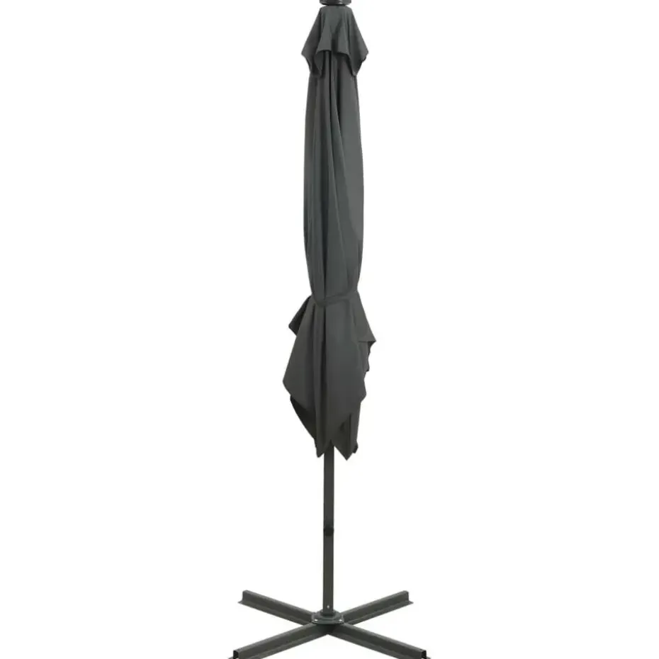 vidaXL - Zweefparasol - Antraciet - 250 cm