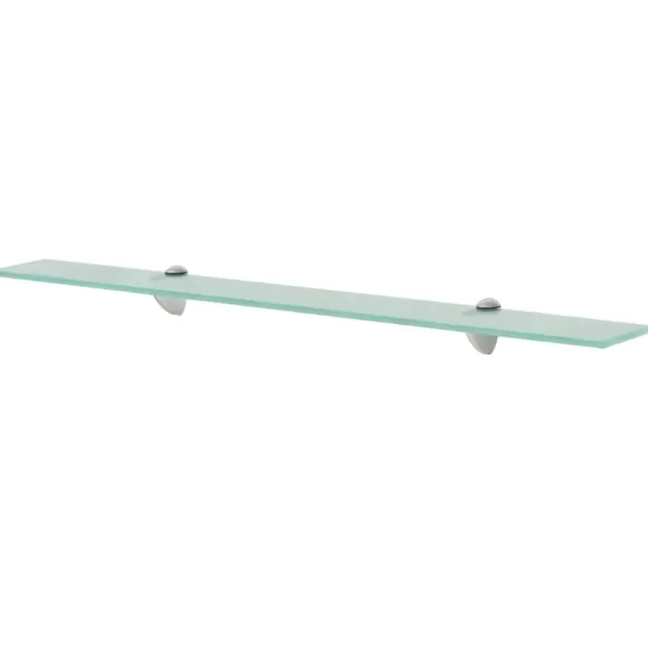 vidaXL - Zwevende Plank - Transparent - Glas - 80 x 20 cm