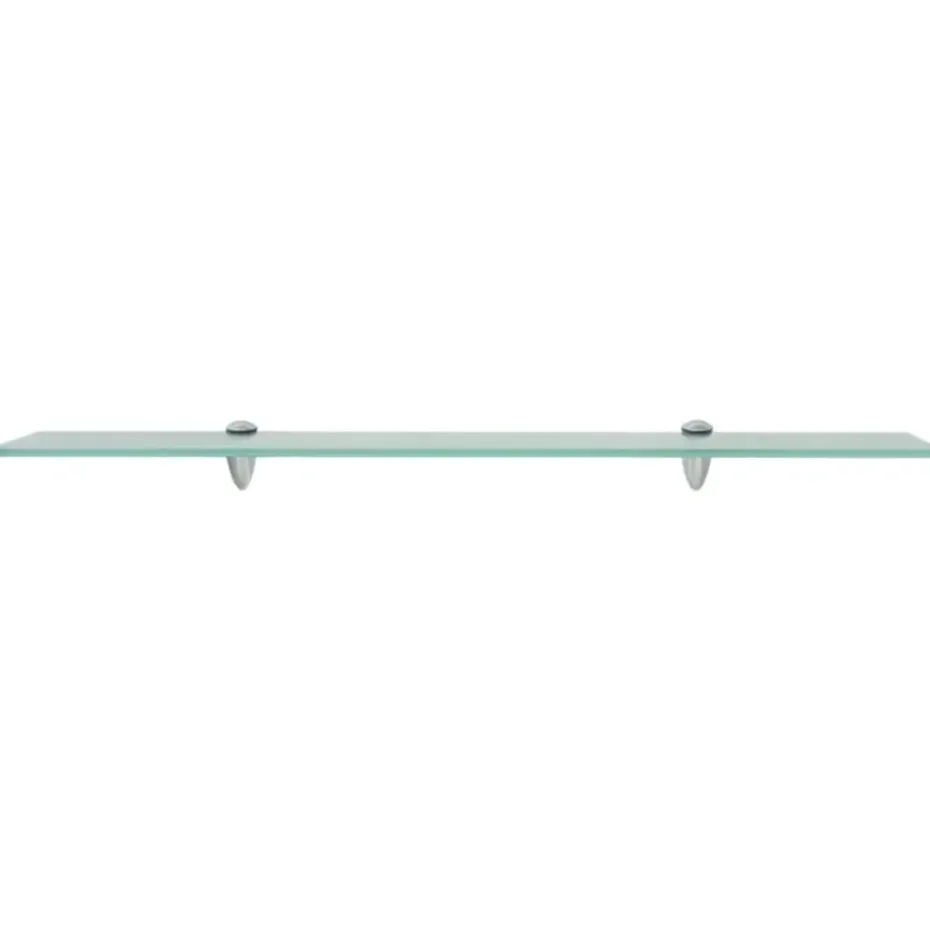 vidaXL - Zwevende Plank - Transparent - Glas - 80 x 20 cm