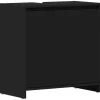 VIDAXL Badkamerkast 60x33x61 cm spaanplaat zwart