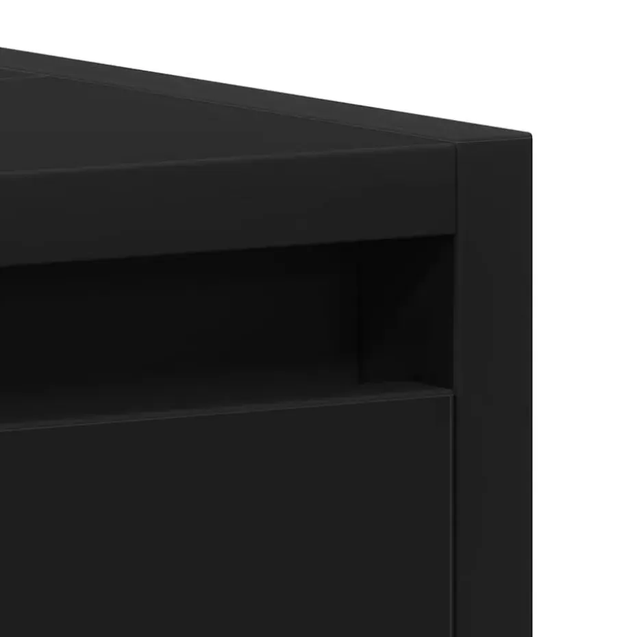 VIDAXL Badkamerkast 60x33x61 cm spaanplaat zwart