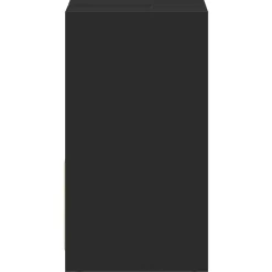 VIDAXL Badkamerkast 60x33x61 cm spaanplaat zwart