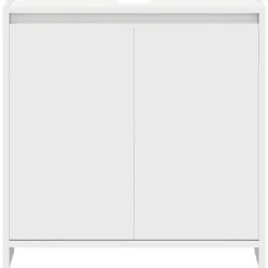 VIDAXL Badkamerkast 60x33x61 cm spaanplaat wit
