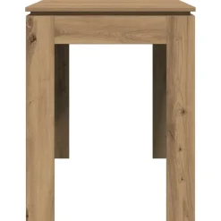 vidaXL Eettafel - Rechthoekige tafel - Artisanaal eiken - Hout - 120x60x76 cm