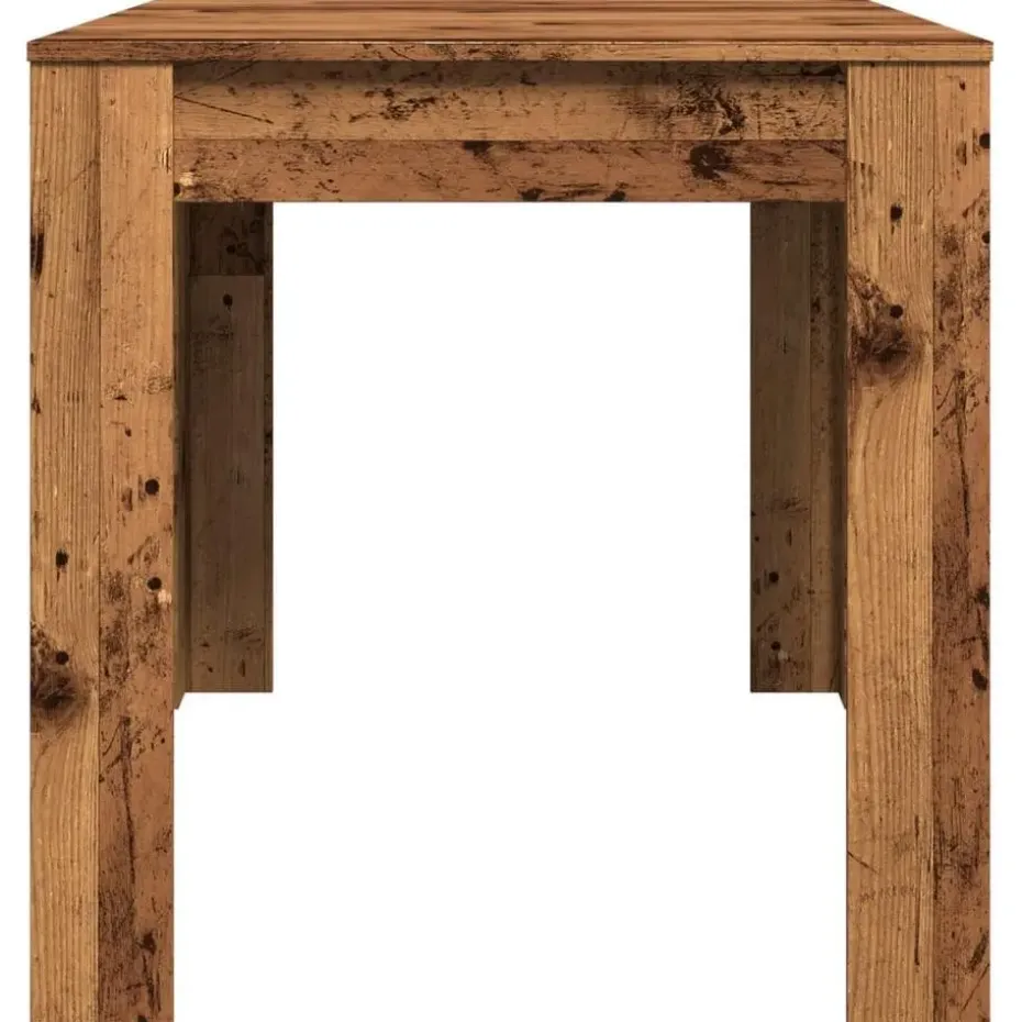 vidaXL Eettafel - Rechthoekige tafel - Oud hout - Bewerkt hout - 140x74.5x76 cm