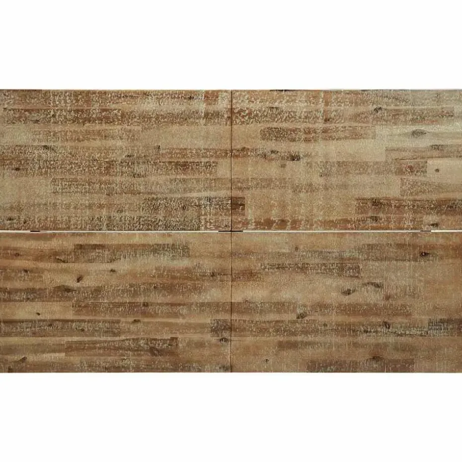 vidaXL Eettafel - Rechthoekige tafel - Massief acaciahout en staal - 150x90 cm
