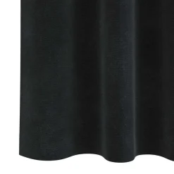 vidaXL Gordijne - Verduisterend - Zwart - 140x225 cm - Fluweel - 2 Stuks