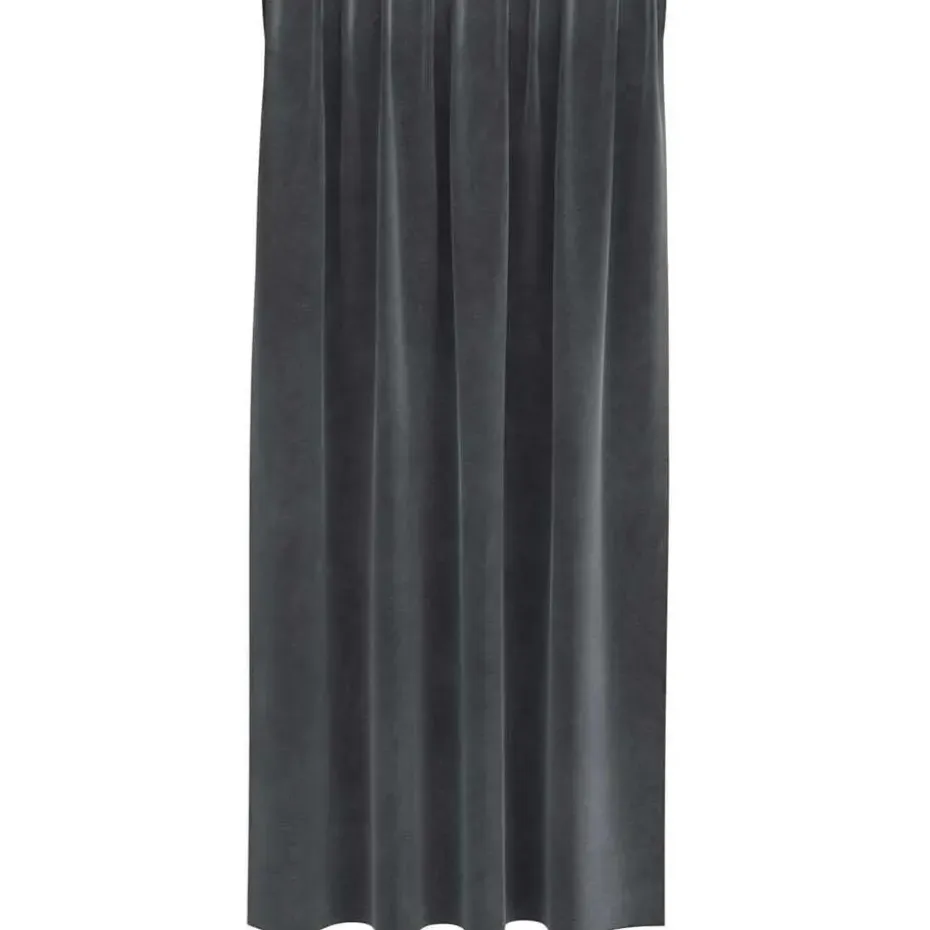vidaXL Gordijnen - Verduisterend - Lichtgrijs - 140x175 cm - Fluweel - 2 Stuks