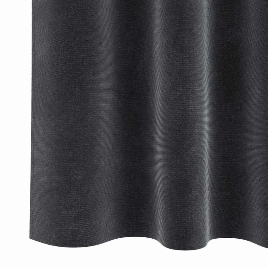 vidaXL Gordijnen - Verduisterend - Donkergrijs - 140x225 cm - Fluweel - 2 Stuks