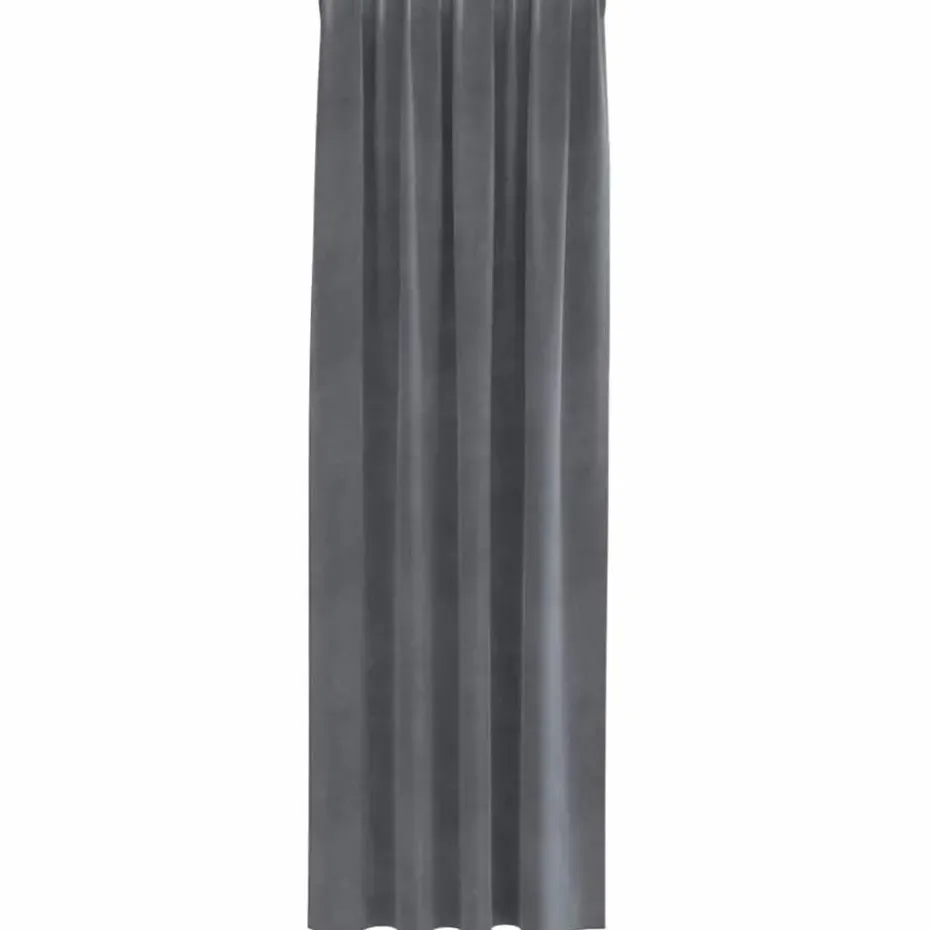 vidaXL Gordijnen - Verduisterend - Lichtgrijs - 140x260 cm - Fluweel - 2 Stuks