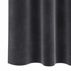 vidaXL Gordijnen - Verduisterend - Donkergrijs - 140x175 cm - Fluweel - 2 Stuks