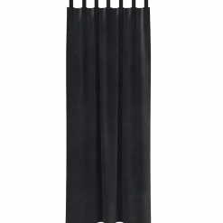 vidaXL Gordijnen met lussen - Verduisterend - Zwart Fluweel - 140x225 cm - 2 St.
