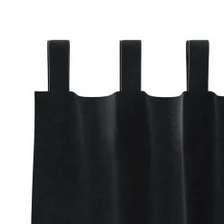 vidaXL Gordijnen met lussen - Verduisterend - Zwart Fluweel - 140x225 cm - 2 St.