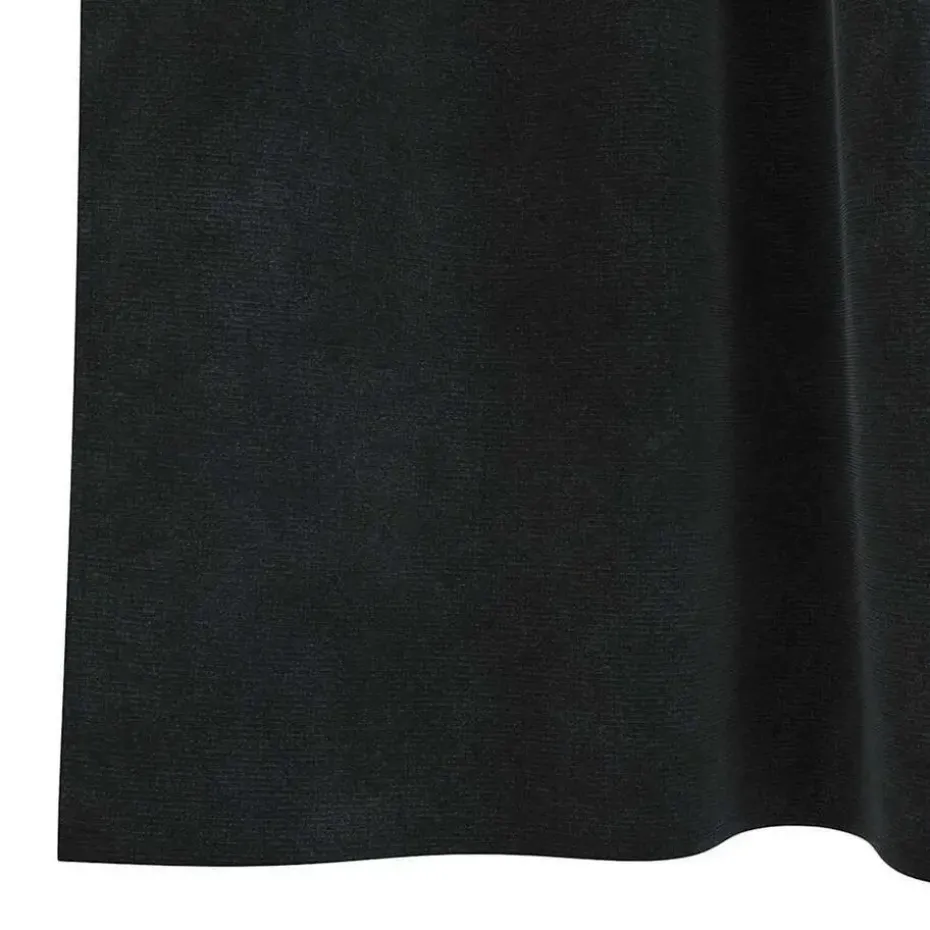vidaXL Gordijnen met lussen - Verduisterend - Zwart Fluweel - 140x225 cm - 2 St.