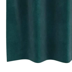 vidaXL Gordijnen met ringen - Donkergroen - 140x140 cm - Fluweel - 2 Stuks