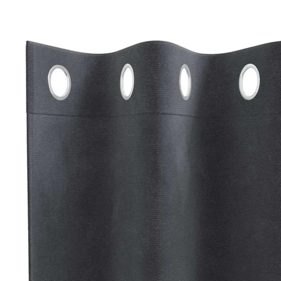 vidaXL Gordijnen met ringen - Lichtgrijs - 140x140 cm - Fluweel - 2 Stuks