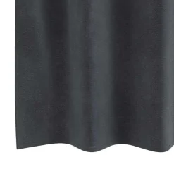 vidaXL Gordijnen met ringen - Lichtgrijs - 140x140 cm - Fluweel - 2 Stuks