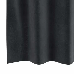 vidaXL Gordijnen met ringen - Donkergrijs - 140x225 cm - Fluweel - 2 Stuks