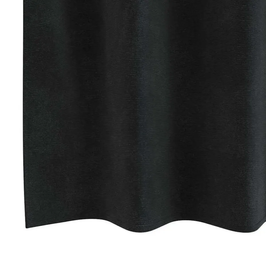 vidaXL Gordijnen met ringen - Verduisterend - Zwart Fluweel - 140x240 cm - 2 St.