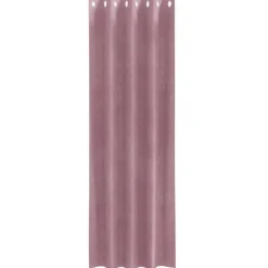 vidaXL Gordijnen met ringen - Donkerroze - 140x245 cm - Fluweel - 2 Stuks