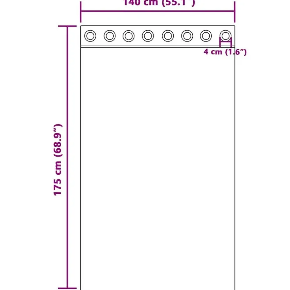 vidaXL Gordijnen met ringen - Donkergrijs - 140x175 cm - Fluweel - 2 Stuks