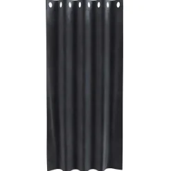 vidaXL Gordijnen met ringen - Donkergrijs - 140x175 cm - Fluweel - 2 Stuks