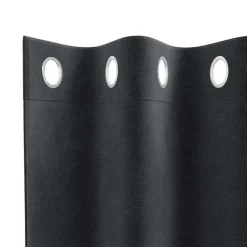 vidaXL Gordijnen met ringen - Donkergrijs - 140x175 cm - Fluweel - 2 Stuks
