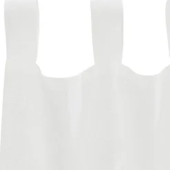 vidaXL Gordijnen van voile met lussen - Wit - 140x260 cm - Stof - 2 Stuks