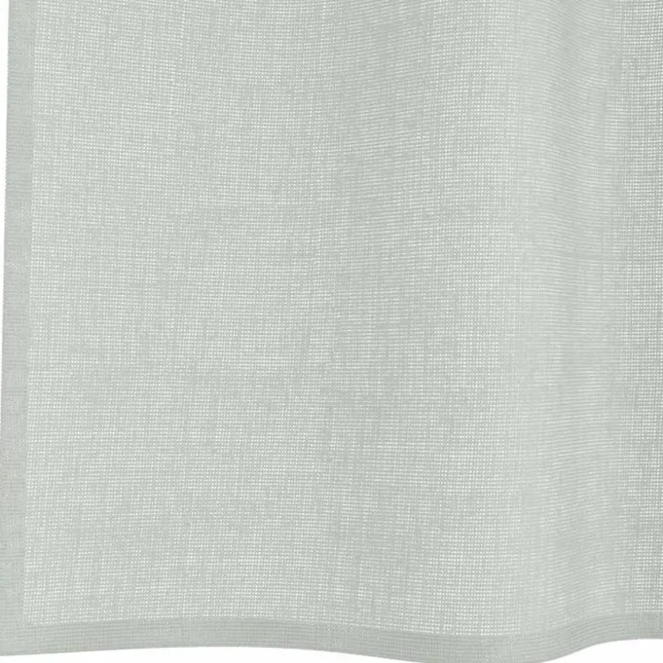 vidaXL Gordijnen van voile met lussen - Lichtgrijs - 140x175 cm - Stof - 2 Stuks