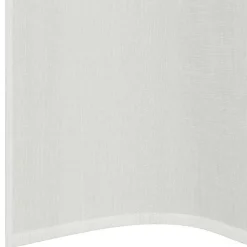 vidaXL Gordijnen van voile met ringen - Wit - 140x260 cm - Stof - 2 Stuks