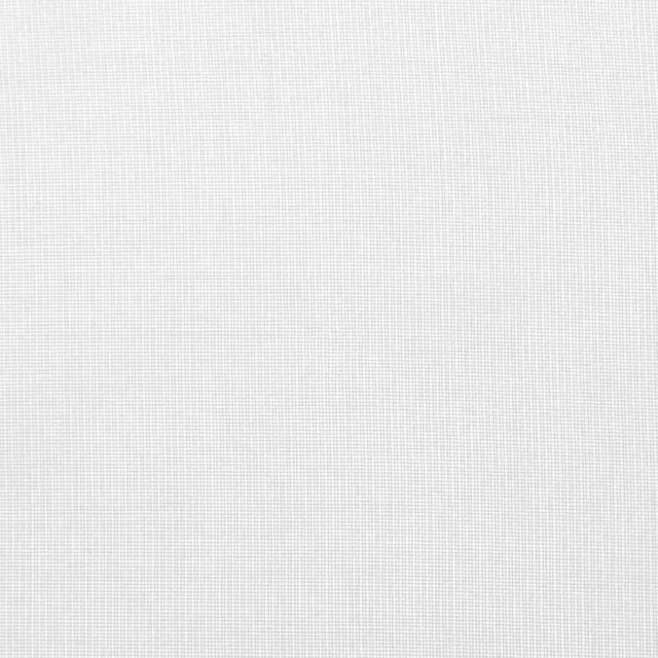 vidaXL Gordijnen van voile met ringen - Wit - 140x260 cm - Stof - 2 Stuks