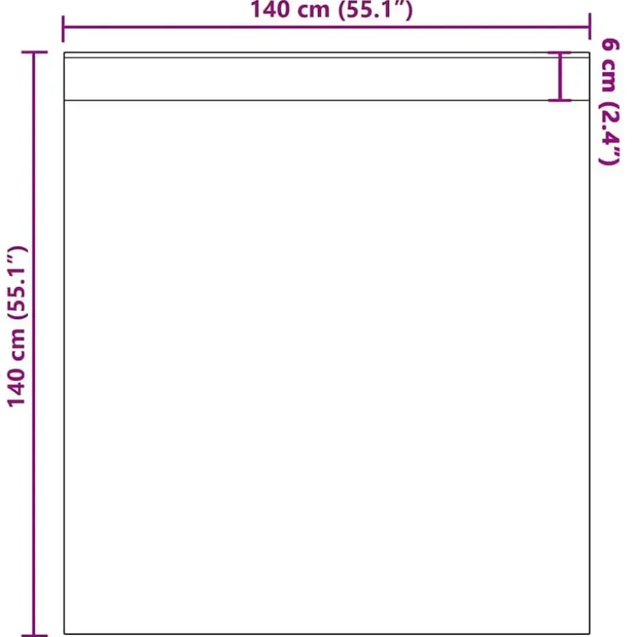 vidaXL Gordijnen van voile met roedezakken - Bruin - 140x140 cm - Stof - 2 Stuks