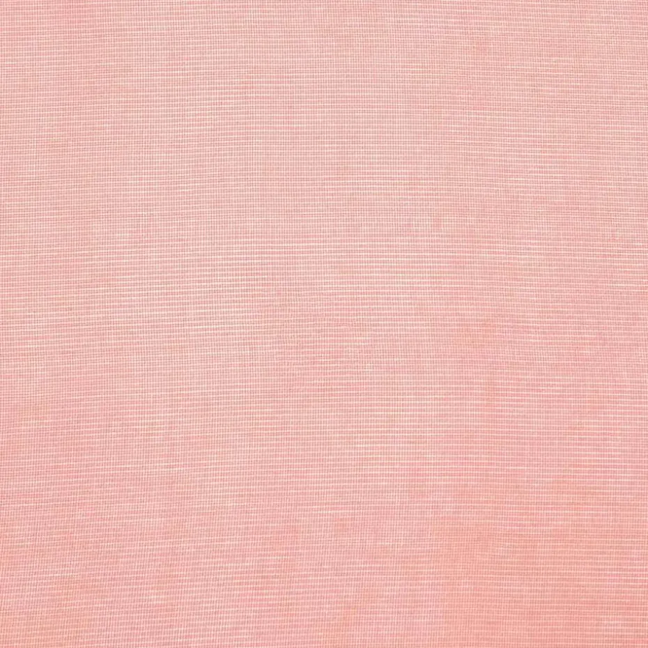 vidaXL Gordijnen van voile met lussen - Roze - 140x140 cm - Stof - 2 Stuks