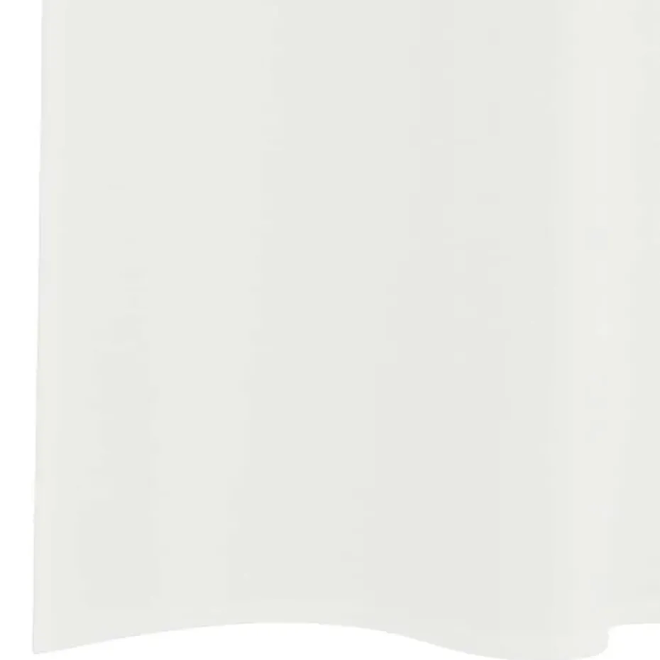 vidaXL Gordijnen van voile met roedezakken - Wit - 140x225 cm - Stof - 2 Stuks