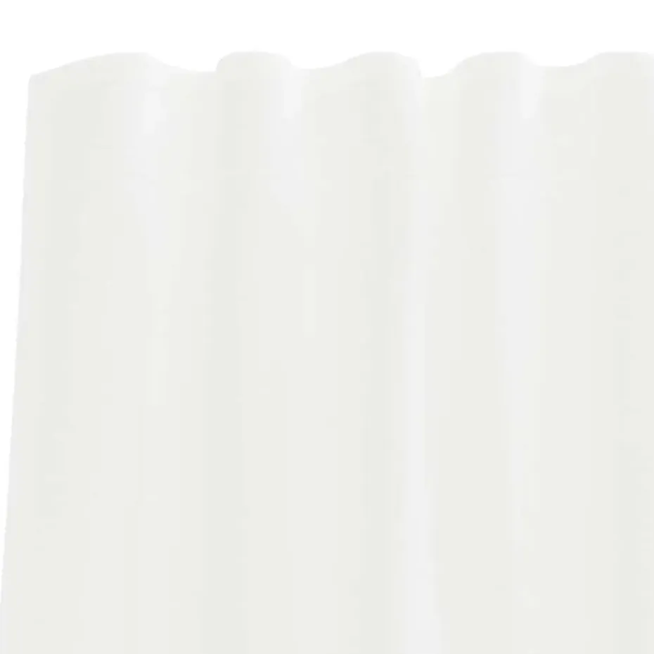 vidaXL Gordijnen van voile met roedezakken - Wit - 140x225 cm - Stof - 2 Stuks