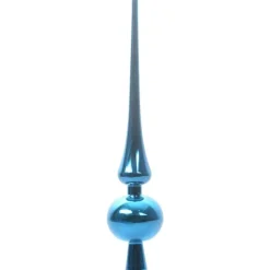 vidaXL Kerstballen set met 150 LED - 61x - Ø3/4/6 cm - Blauw - Kunststof - Mix