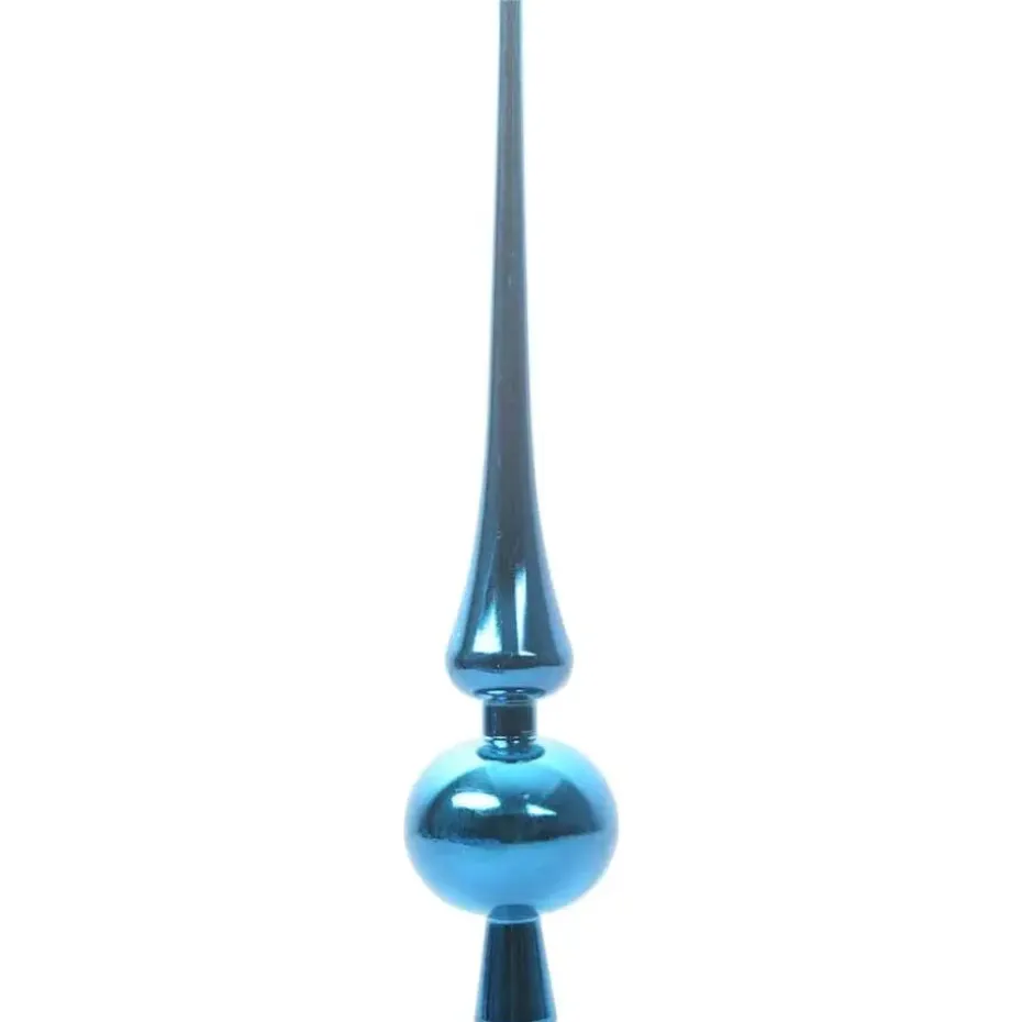 vidaXL Kerstballen set met 150 LED - 61x - Ø3/4/6 cm - Blauw - Kunststof - Mix