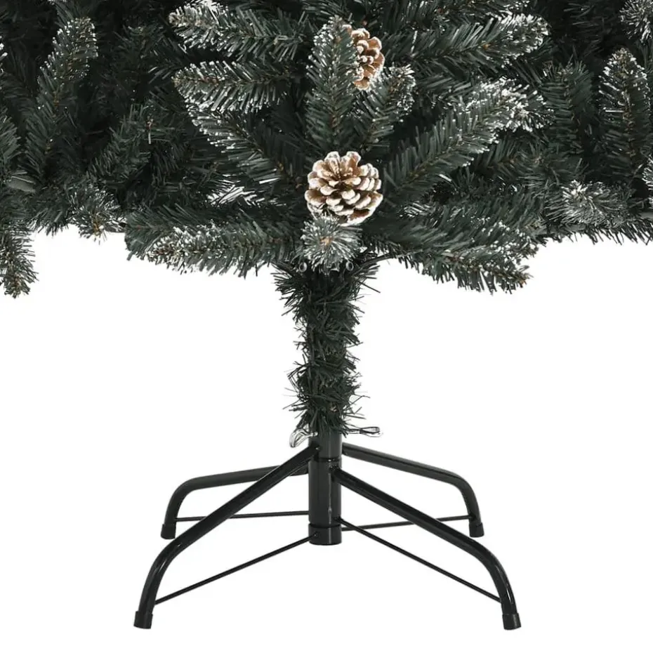 vidaXL kerstboom met standaard 240 cm PVC groen