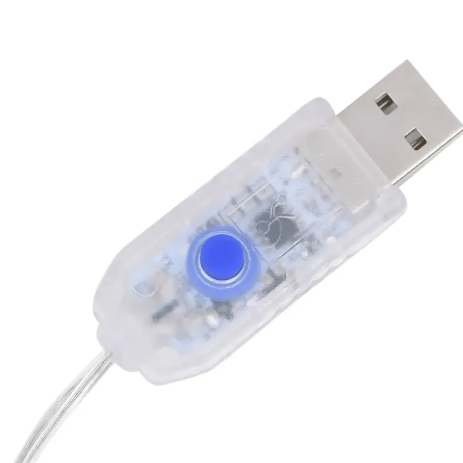 vidaXL Kerstversiering rendieren en slee 320 LED's acryl