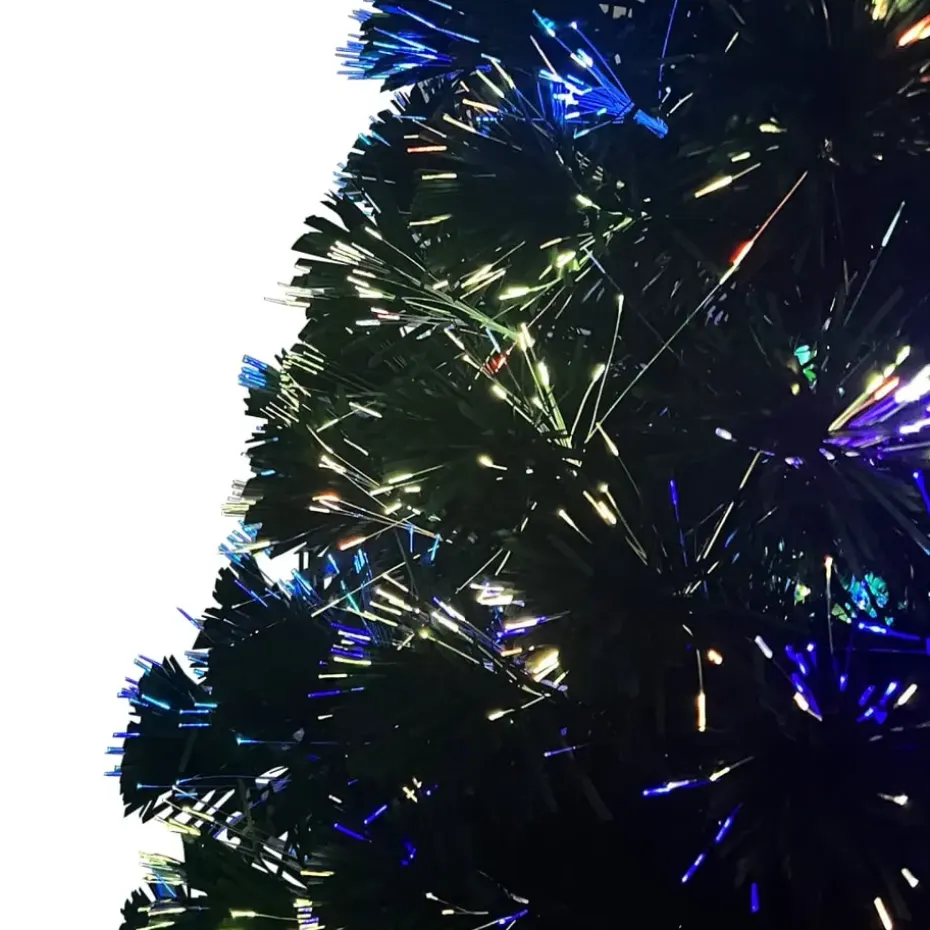 vidaXL Kunstkerstboom met standaard 120 cm glasvezel groen