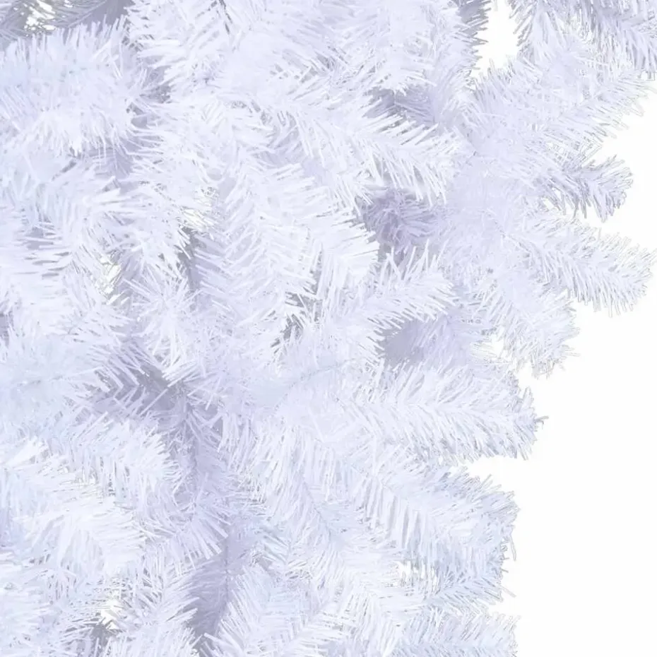 vidaXL Kunstkerstboom met standaard omgekeerd 210 cm wit