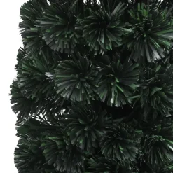 vidaXL Kunstkerstboom met standaard smal 150 cm glasvezel