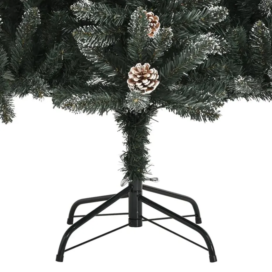 vidaXL Kunstkerstboom met standaard 180 cm PVC groen