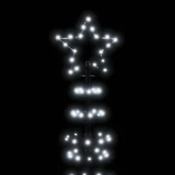 vidaXL LED-kerstboom met spikes 570 LEDs koud wit 300 cm