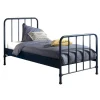 Vipack bed Bronxx - denim blauw - 90x200 cm