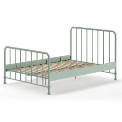 Vipack bed Bronxx - olijfgroen - 140x200 cm