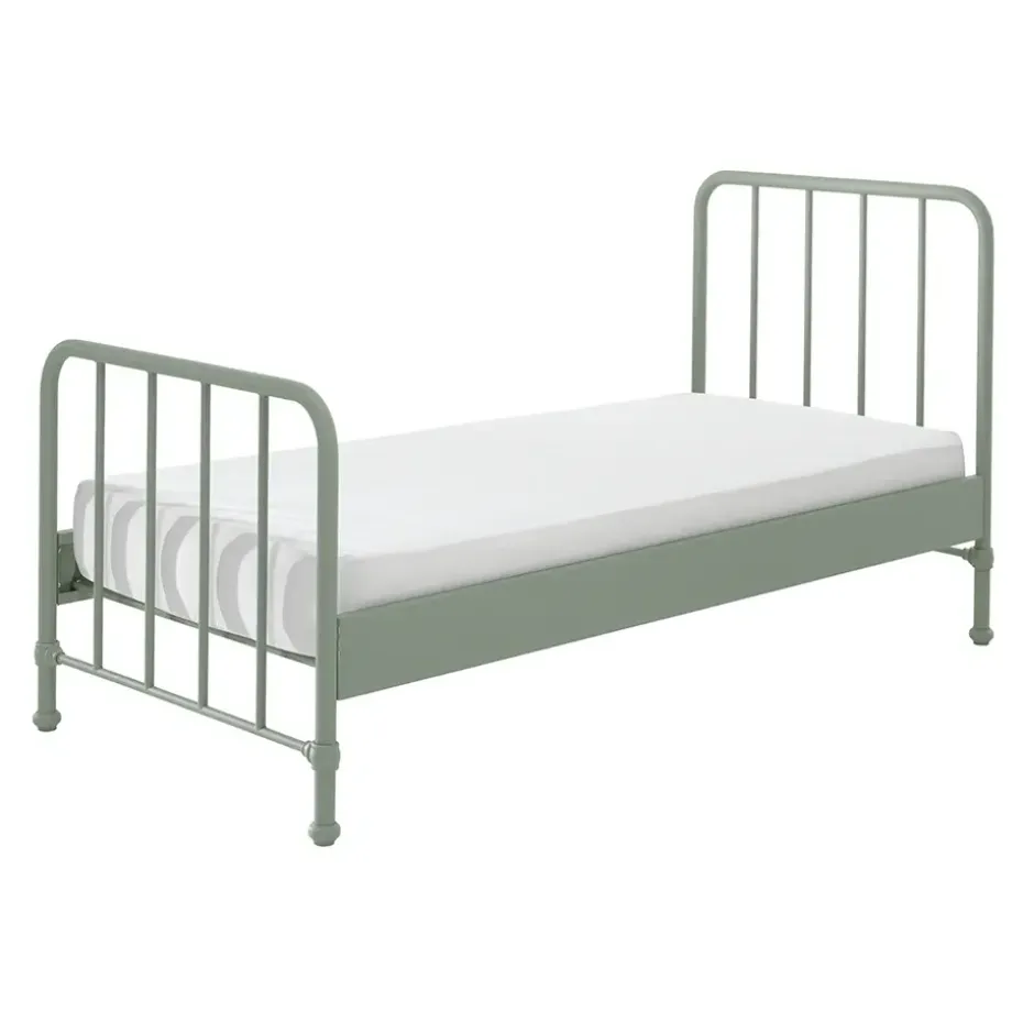 Vipack bed Bronxx - olijfgroen - 90x200 cm