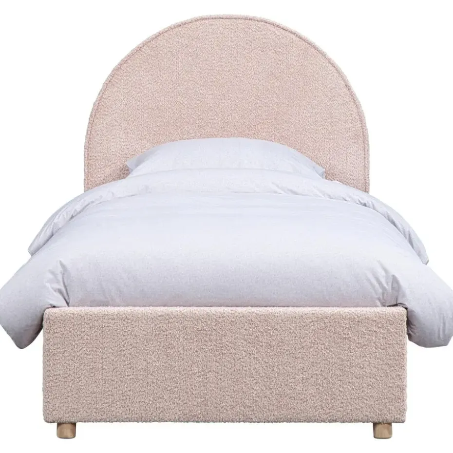 Vipack bed Moon met opbergruimte - roze - 90x200 cm