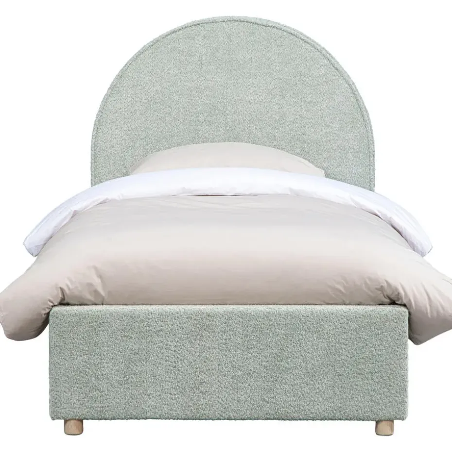 Vipack bed Moon met opbergruimte - mint - 90x200 cm